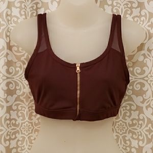 Aerie Zip Up Sports Bra